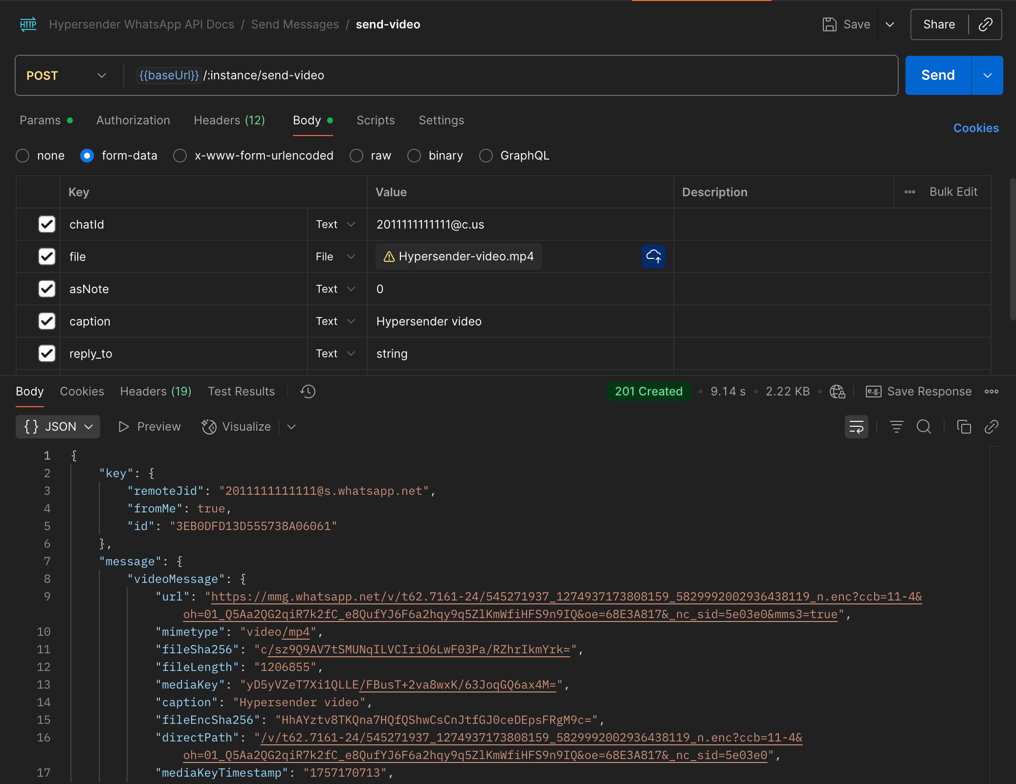 Hypersender Video File